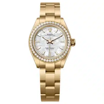Rolex Oyster Perpetual 276248RBR-0002 Yellow Gold with Mother Of Pearl Dial