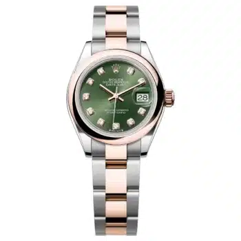 Rolex Lady-Datejust 279161-0008 green dial, 28mm, Oyster bracelet