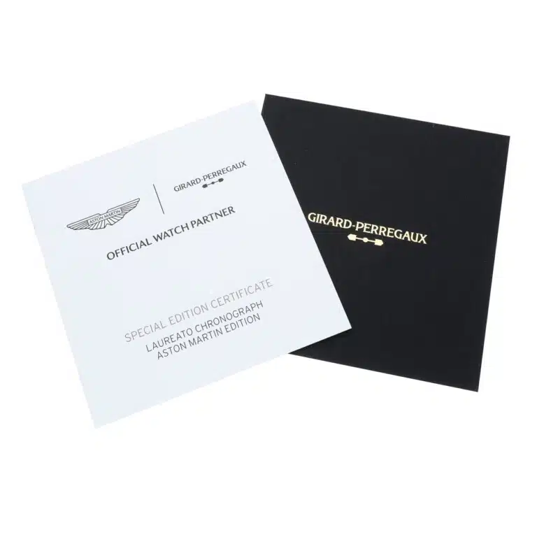 Girard Perregaux 81020 21 3398 1CM Aston Martin Edition Green Dial 42mm Titanium Watch – image 10