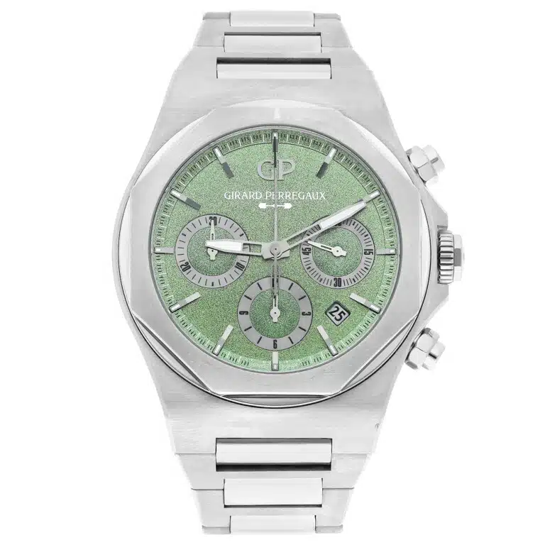 Girard Perregaux 81020 21 3398 1CM Aston Martin Edition Green Dial 42mm Titanium Watch