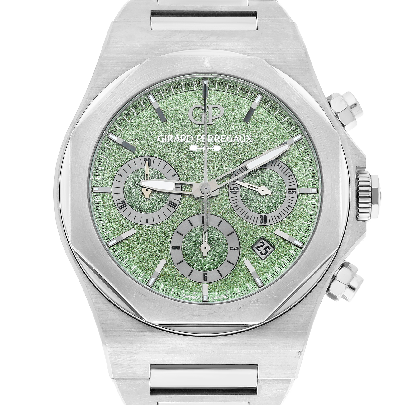 Girard Perregaux 81020 21 3398 1CM Aston Martin Edition Green Dial 42mm Titanium Watch