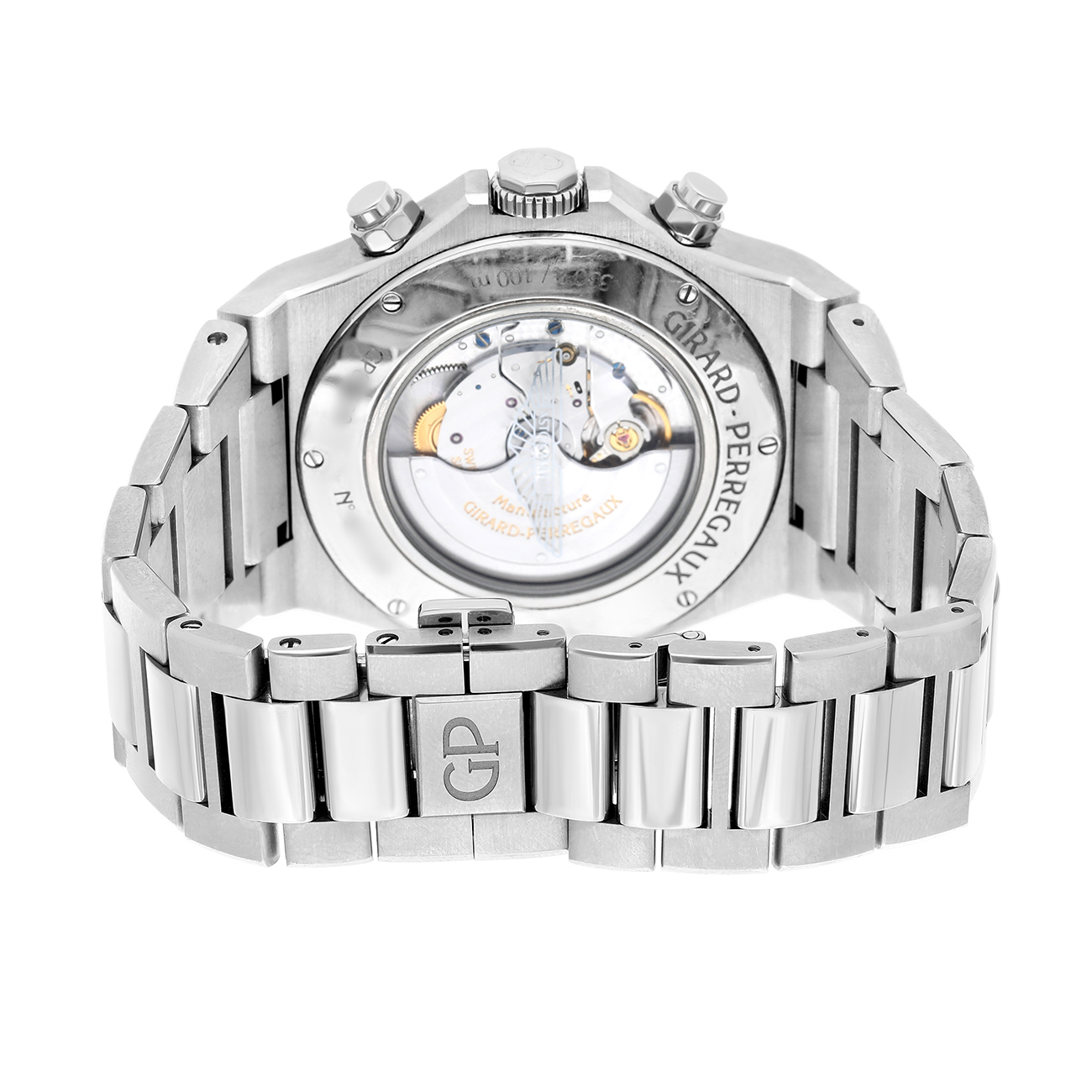Girard Perregaux 81020 21 3398 1CM Aston Martin Edition Green Dial 42mm Titanium Watch
