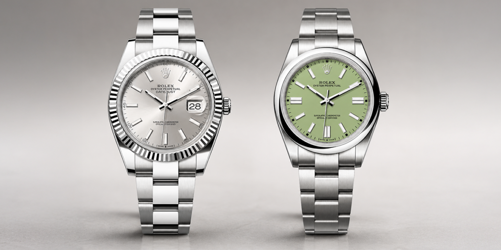 Rolex oYSTERSTEEL VS whITE roLESOR