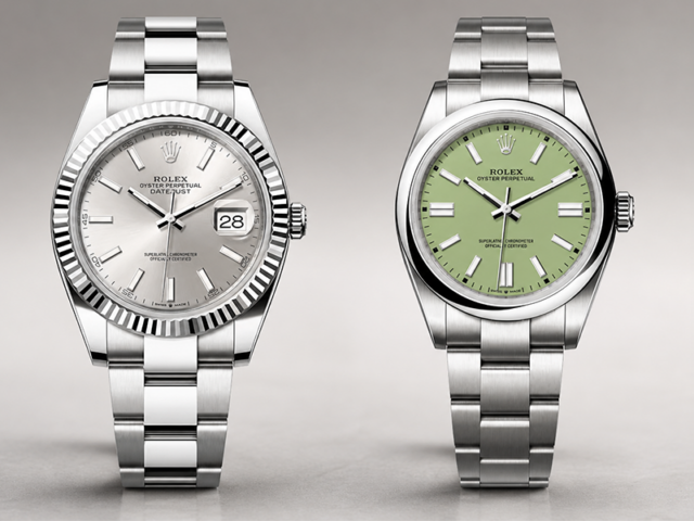 Rolex oYSTERSTEEL VS whITE roLESOR