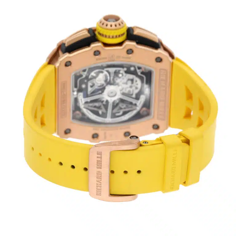 Richard Mille RM11-03 Yellow Strap Rose Gold Watch – image 8