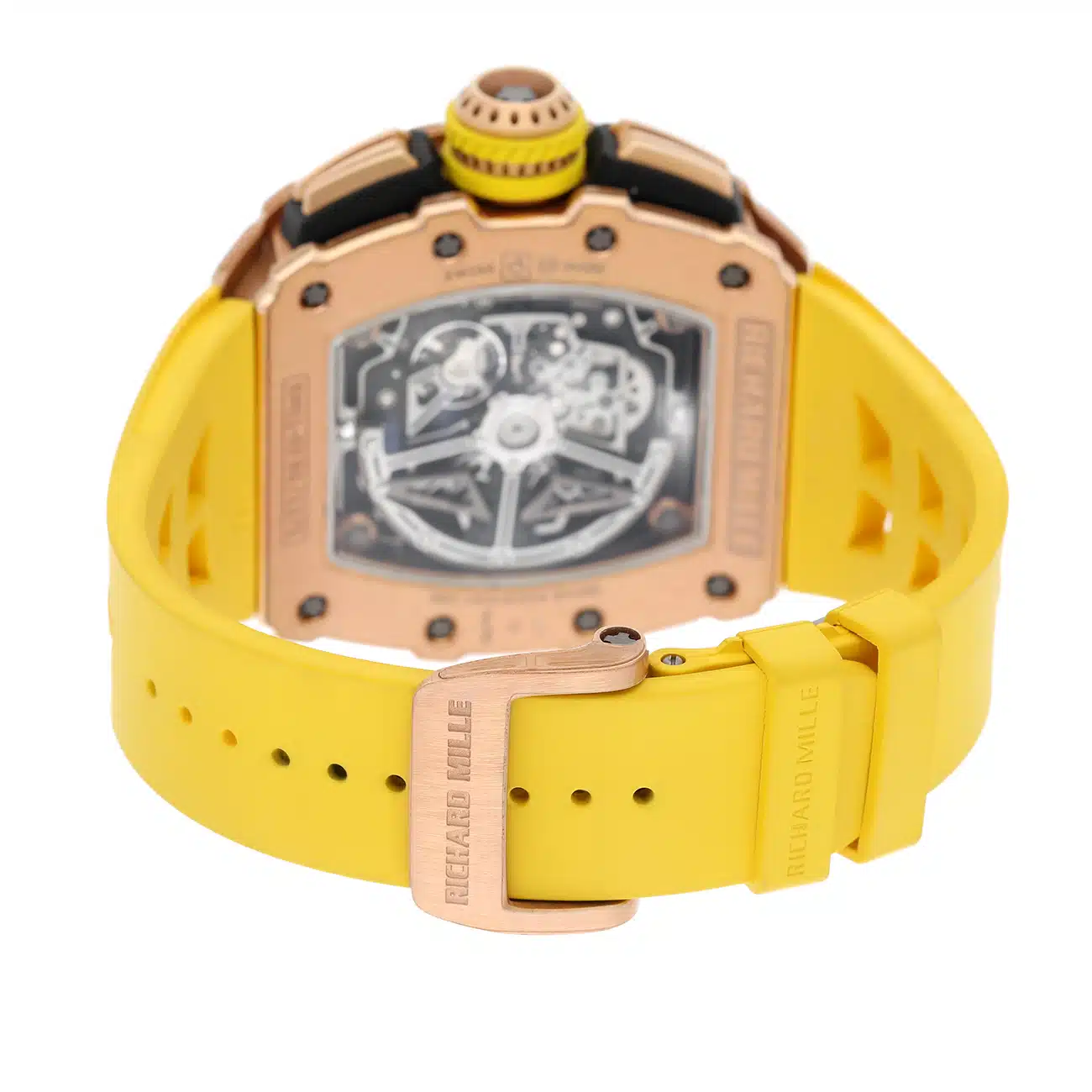Richard Mille RM11-03 Yellow Strap Rose Gold Watch – image 8