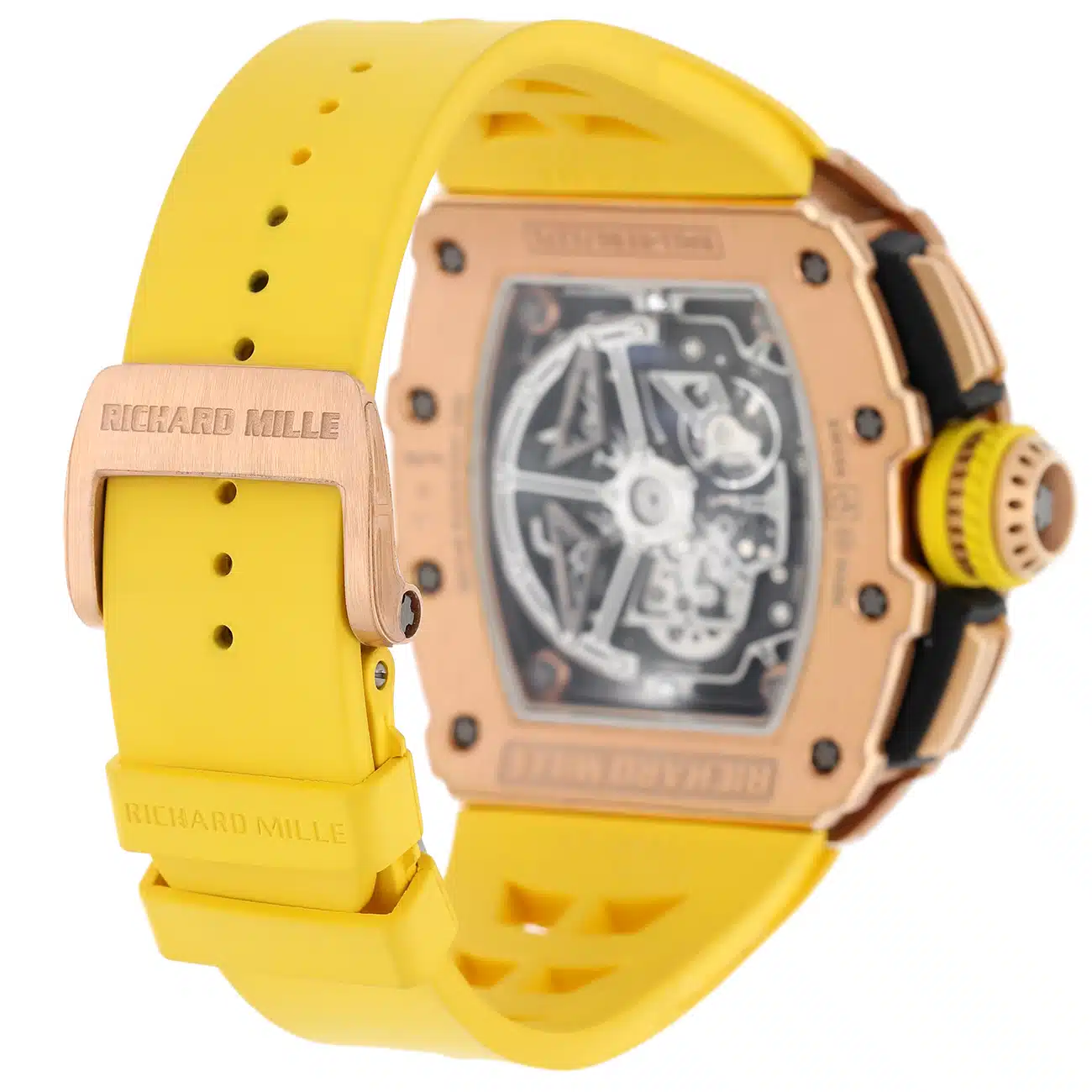 Richard Mille RM11-03 Yellow Strap Rose Gold Watch – image 7