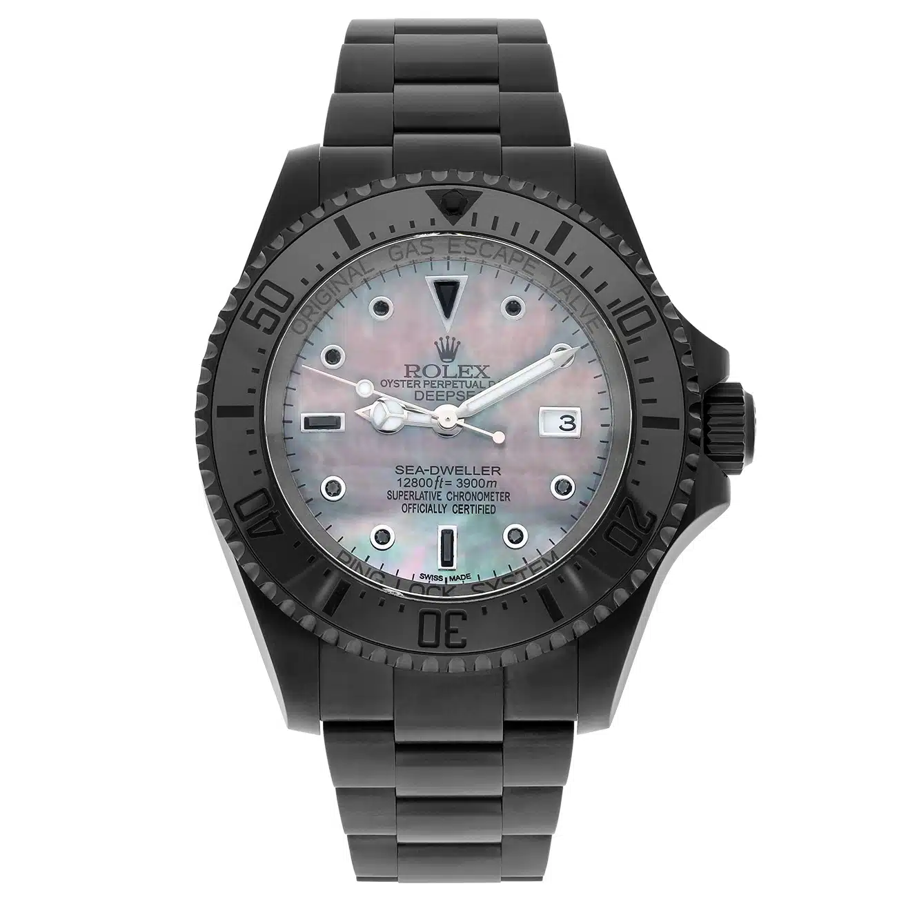 Rolex Sea-Dweller Deepsea 116660 PVD/DLC Coated Stainless Steel Watch