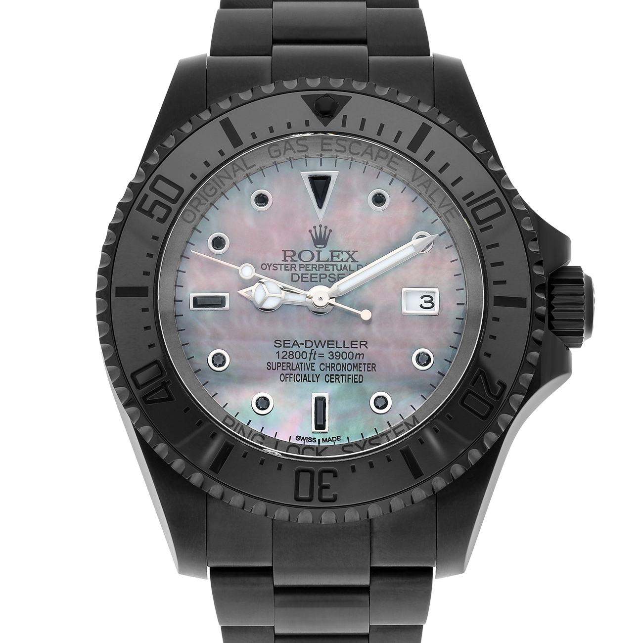 Rolex Sea-Dweller Deepsea 116660 PVD/DLC Coated Stainless Steel Watch