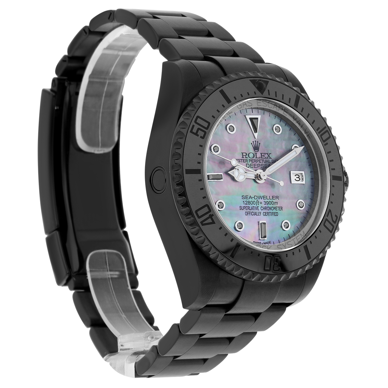 Rolex Sea-Dweller Deepsea 116660 PVD/DLC Coated Stainless Steel Watch