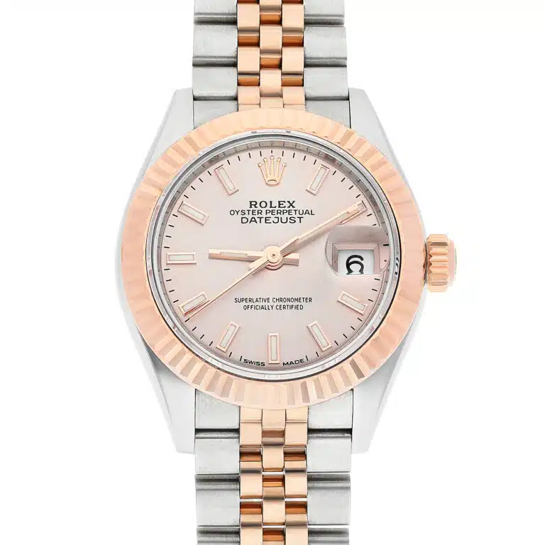 Rolex Lady-Datejust 279171-0001 Sundust Dial 28MM Jubilee Bracelet Two Tone Watch – image 3