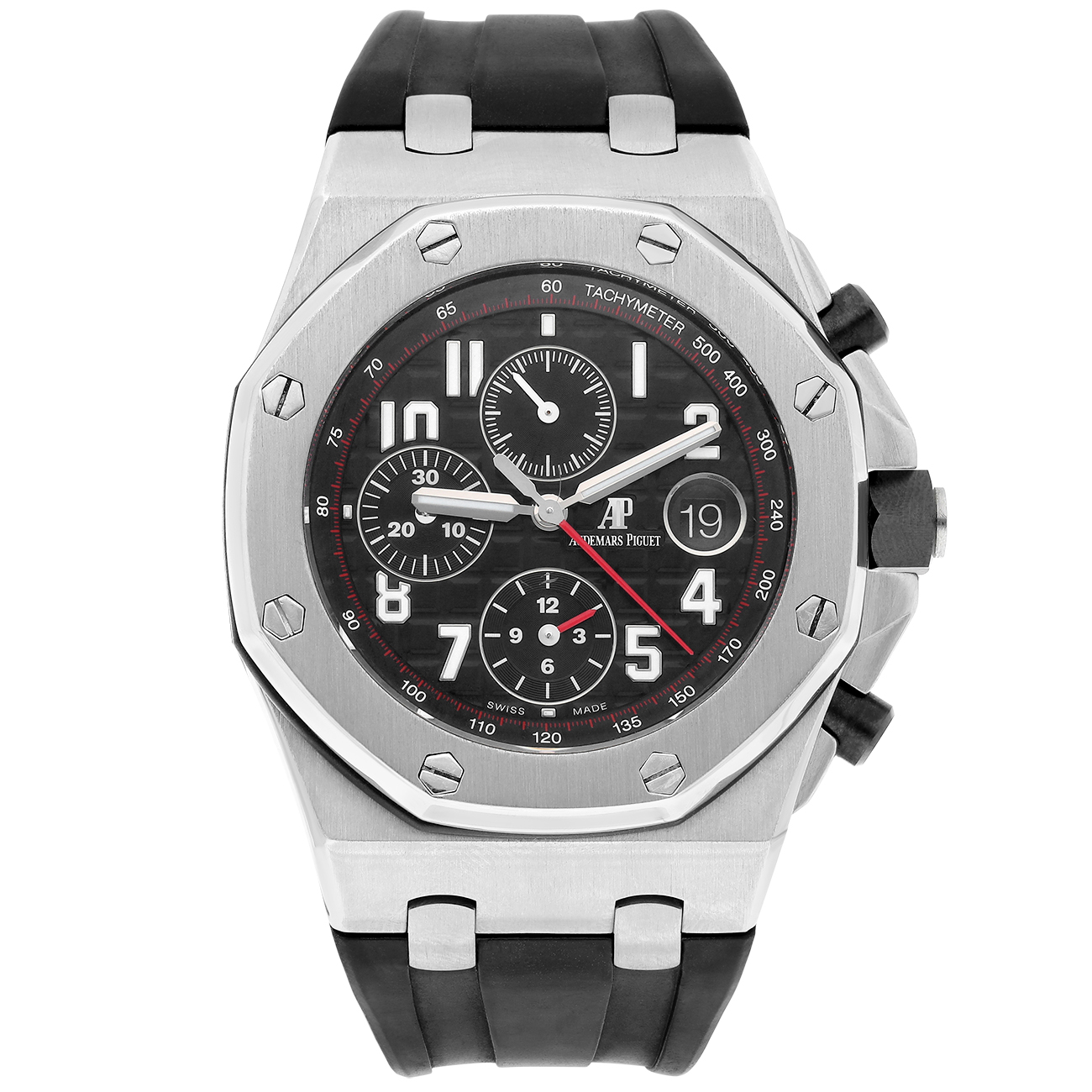 Audemars Piguet Vampire Royal Oak Offshore 26470ST.OO.A101CR.01 Black Chronograph Dial 42mm Stainless Steel Watch