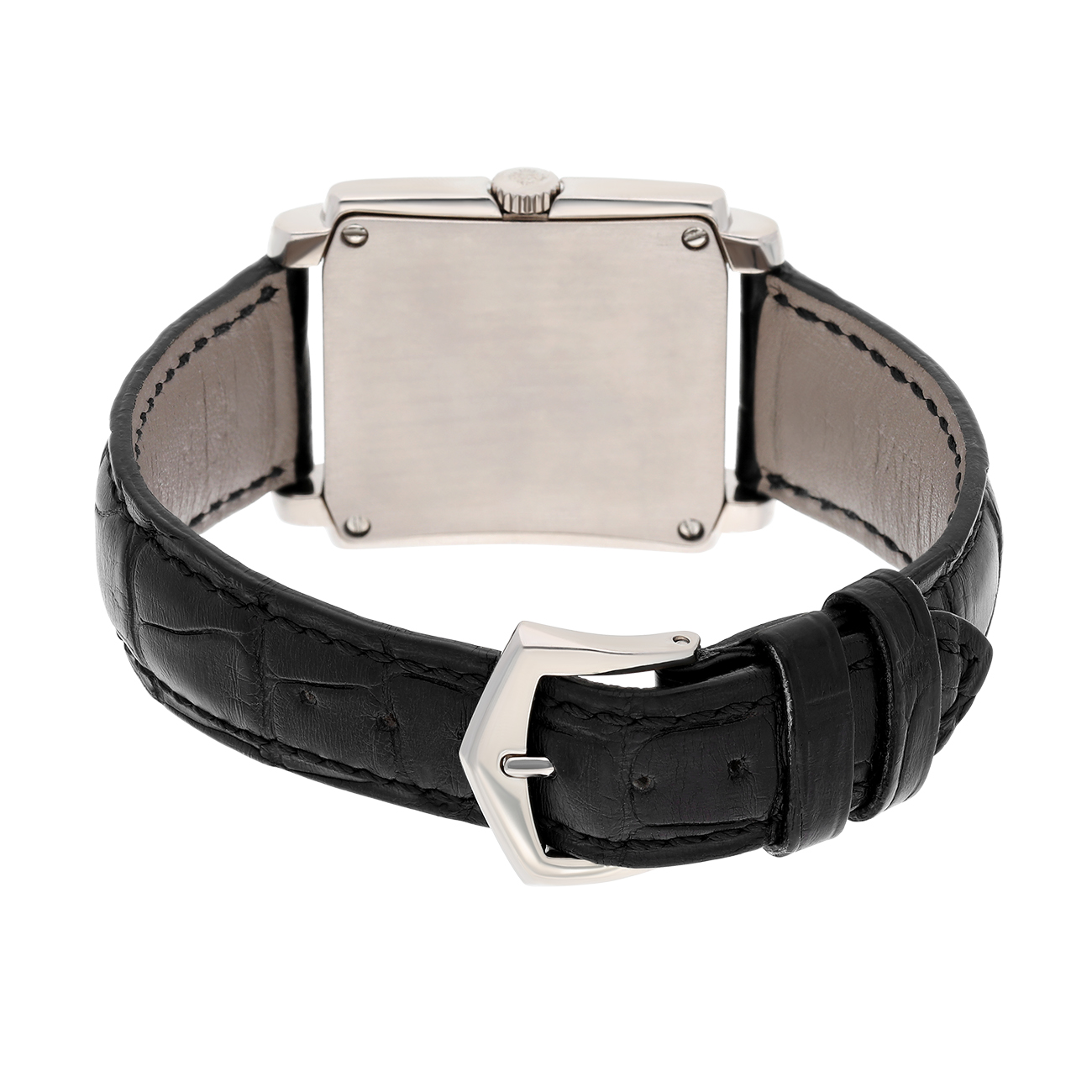 Patek Philippe 5024G Gondolo Salmon Arabic Dial Leather Strap Gold Watch
