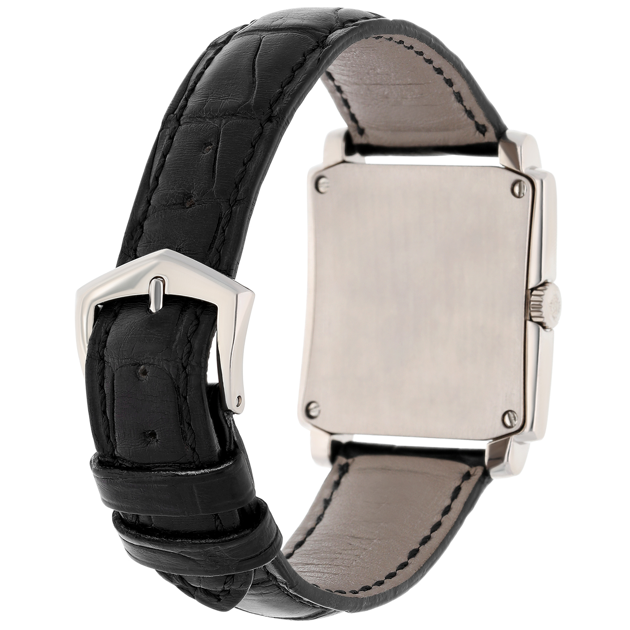 Patek Philippe 5024G Gondolo Salmon Arabic Dial Leather Strap Gold Watch