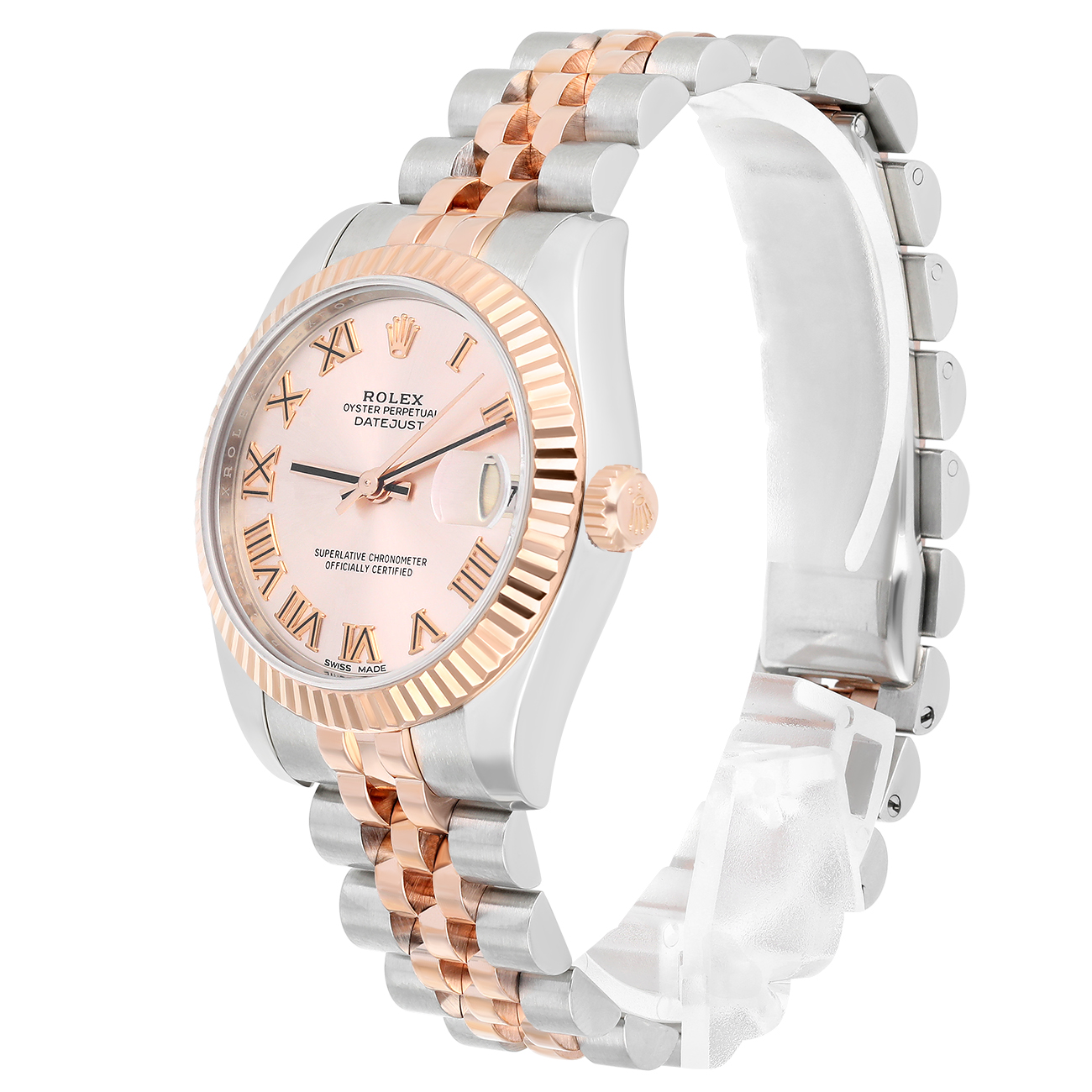 Rolex Datejust 31mm 178271 Roman Pink Dial Jubilee Bracelet Two-Tone Steel and Rose Gold Watch