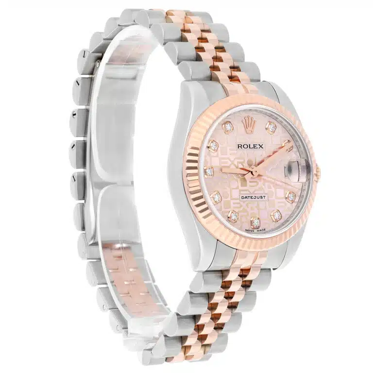 Rolex Datejust 31mm 178271-0012 Pink Diamond Computer Dial Jubilee Bracelet Two-Tone Steel and Rose Gold Watch – image 3