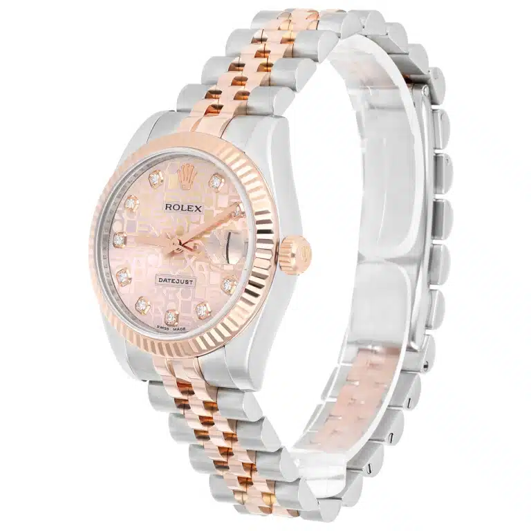 Rolex Datejust 31mm 178271-0012 Pink Diamond Computer Dial Jubilee Bracelet Two-Tone Steel and Rose Gold Watch – image 5