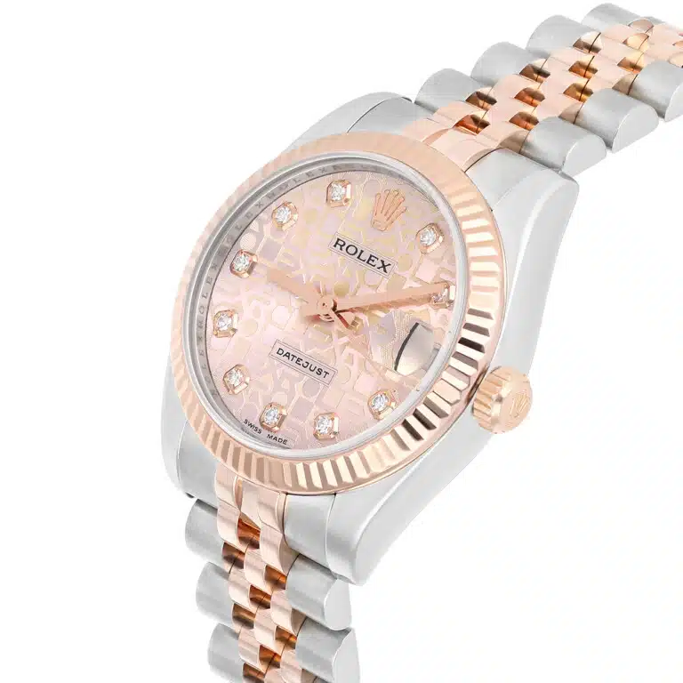Rolex Datejust 31mm 178271-0012 Pink Diamond Computer Dial Jubilee Bracelet Two-Tone Steel and Rose Gold Watch – image 6