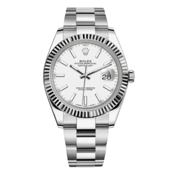 Rolex Datejust Oyster 41mm 126334-0009 White Index Dial Oyster Stainless Steel Watch