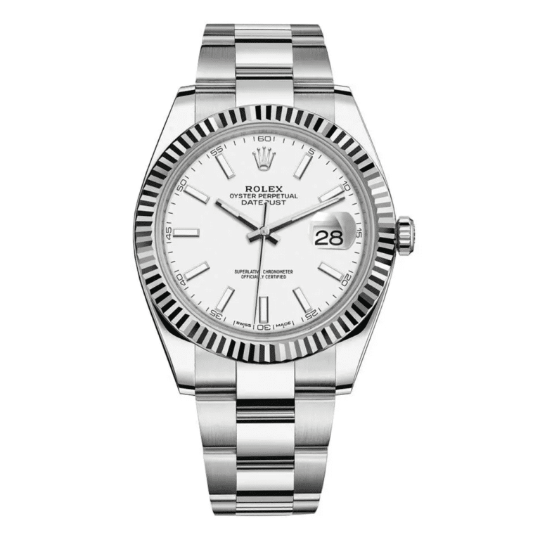 Rolex Datejust Oyster 41mm 126334-0009 White Index Dial Oyster Stainless Steel Watch