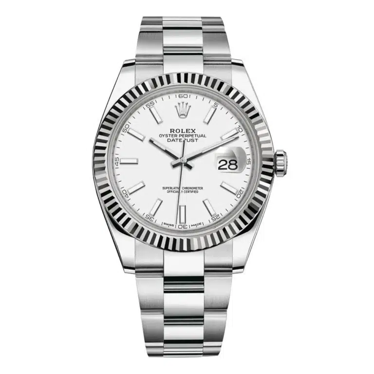 Rolex Datejust Oyster 41mm 126334-0009 White Index Dial Oyster Stainless Steel Watch