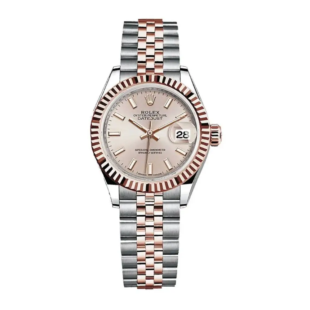 Rolex Lady-Datejust 279171-0001 Sundust Dial 28MM Jubilee Bracelet Two Tone Watch