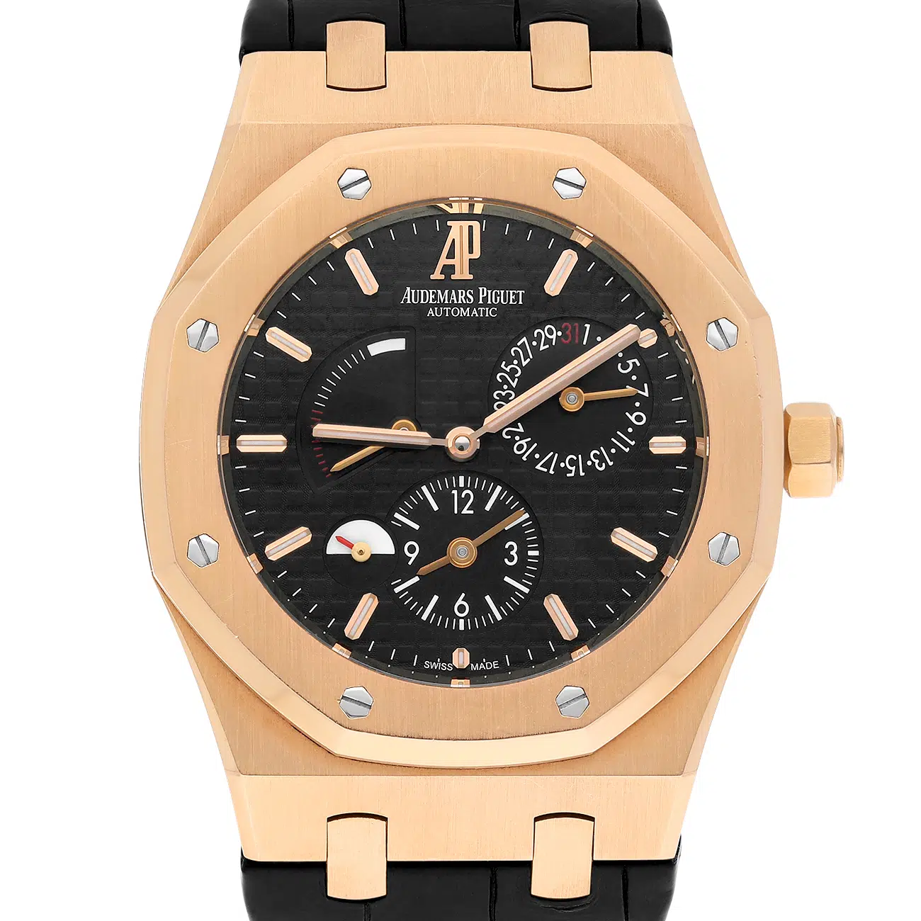 Audemars Piguet Royal Oak 26120OR.OO.D002CR.01 Royal Oak Dual Time 39mm Rose Gold Watch – image 3
