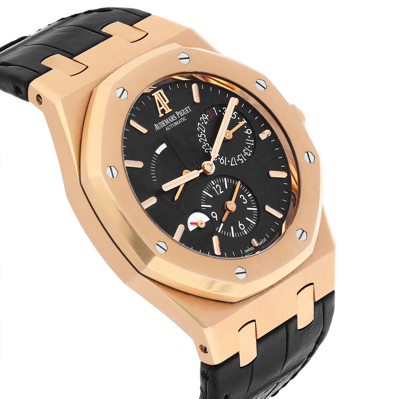 Audemars Piguet Royal Oak 26120OR.OO.D002CR.01 Royal Oak Dual Time 39mm Rose Gold Watch – image 5