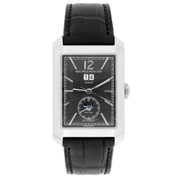 Baume Mercier Hampton M0A10666 Grey Dial Lether Strap Automatic Men’s Watch – alternate view