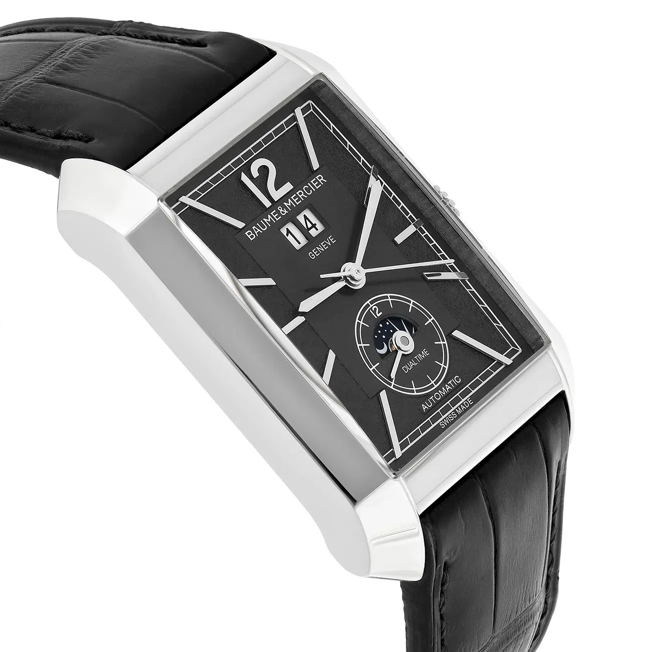 Baume Mercier Hampton M0A10666 Grey Dial Lether Strap Automatic Men's Watch – image 5