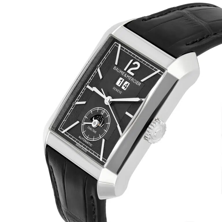 Baume Mercier Hampton M0A10666 Grey Dial Lether Strap Automatic Men's Watch – image 3
