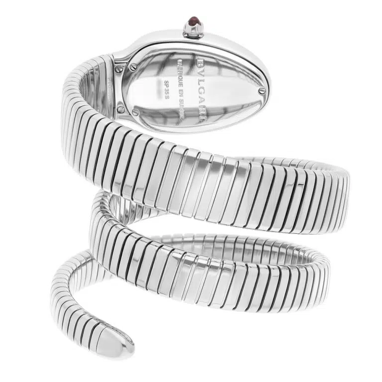 Bvlgari Serpenti SP35S Silver Dial Stainless Steel Watch – image 2