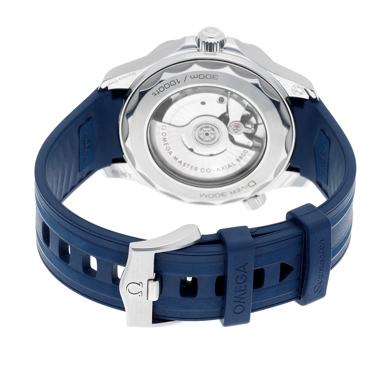 Omega Seamaster Diver 210.32.42.20.06.001 Grey Dial Rubber Strap Stainless Steel Watch – image 8