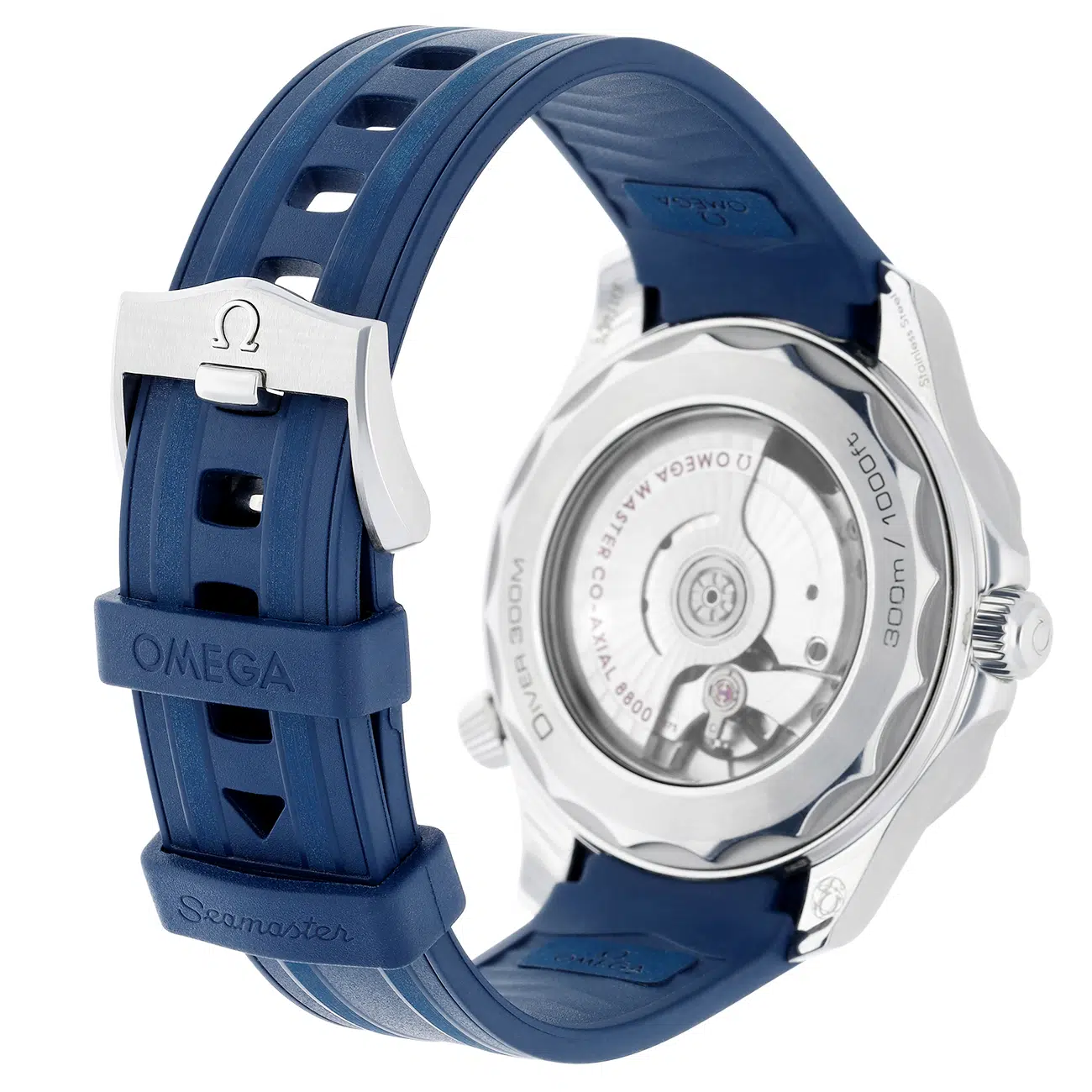 Omega Seamaster Diver 210.32.42.20.06.001 Grey Dial Rubber Strap Stainless Steel Watch – image 7