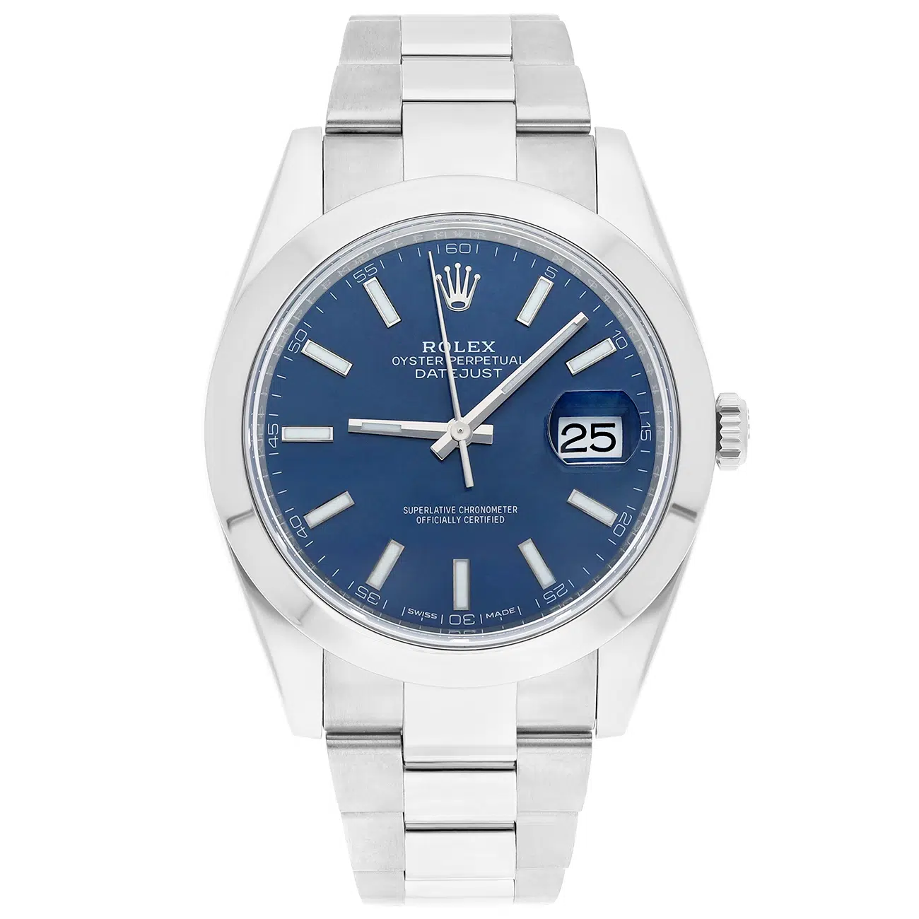 Rolex Datejust 126300 Blue Dial 41mm Oyster Bracelet Stainless Steel – image 2