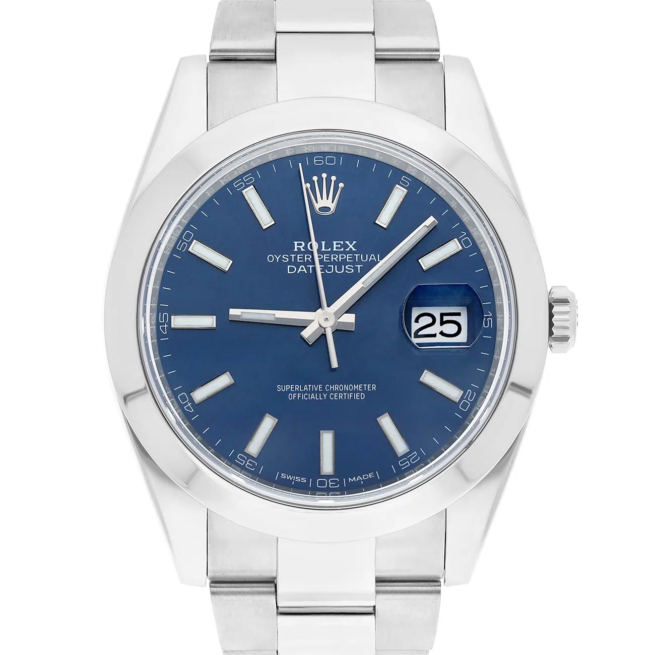 Rolex Datejust 126300 Blue Dial 41mm Oyster Bracelet Stainless Steel – image 3