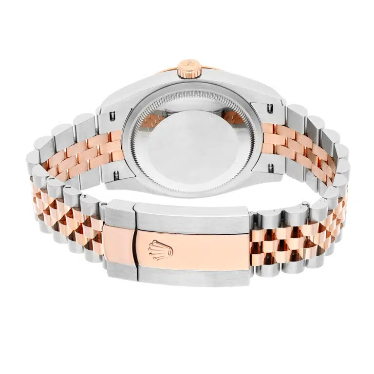 Rolex Datejust 126201 White Index Dial 36 MM Jubilee Bracelet Stainless Steel and Rose Gold Watch – image 8