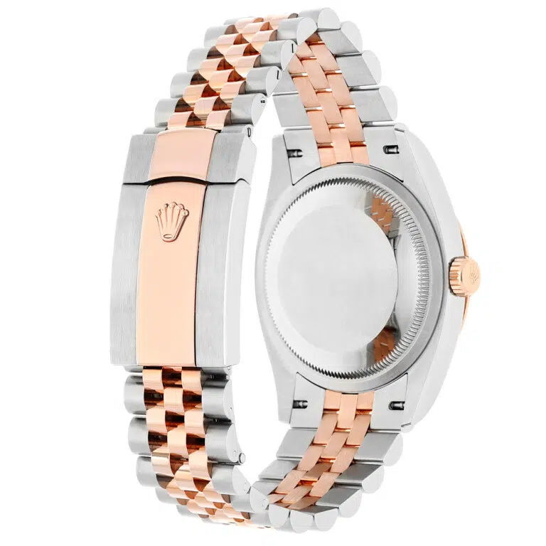 Rolex Datejust 126201 White Index Dial 36 MM Jubilee Bracelet Stainless Steel and Rose Gold Watch – image 7