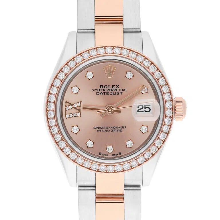 Rolex Lady-Datejust 279381RBR Rose Diamond Dial & Diamond Bezel Oyster Rose Gold Stainless Steel watch – image 2