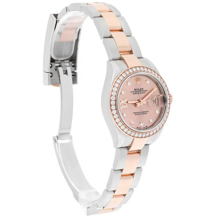 Rolex Lady-Datejust 279381RBR Rose Diamond Dial & Diamond Bezel Oyster Rose Gold Stainless Steel watch – image 3