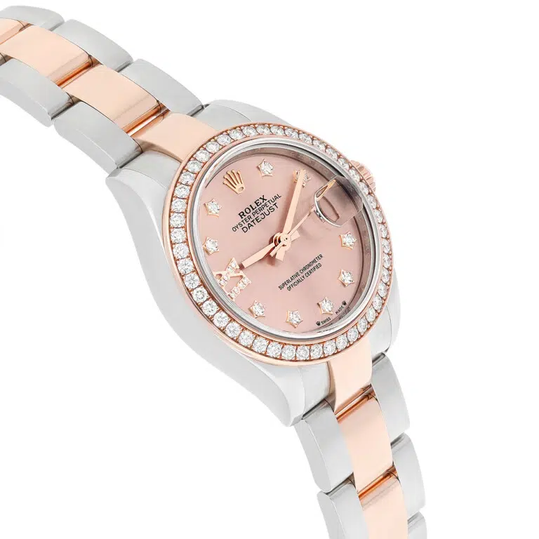 Rolex Lady-Datejust 279381RBR Rose Diamond Dial & Diamond Bezel Oyster Rose Gold Stainless Steel watch – image 4