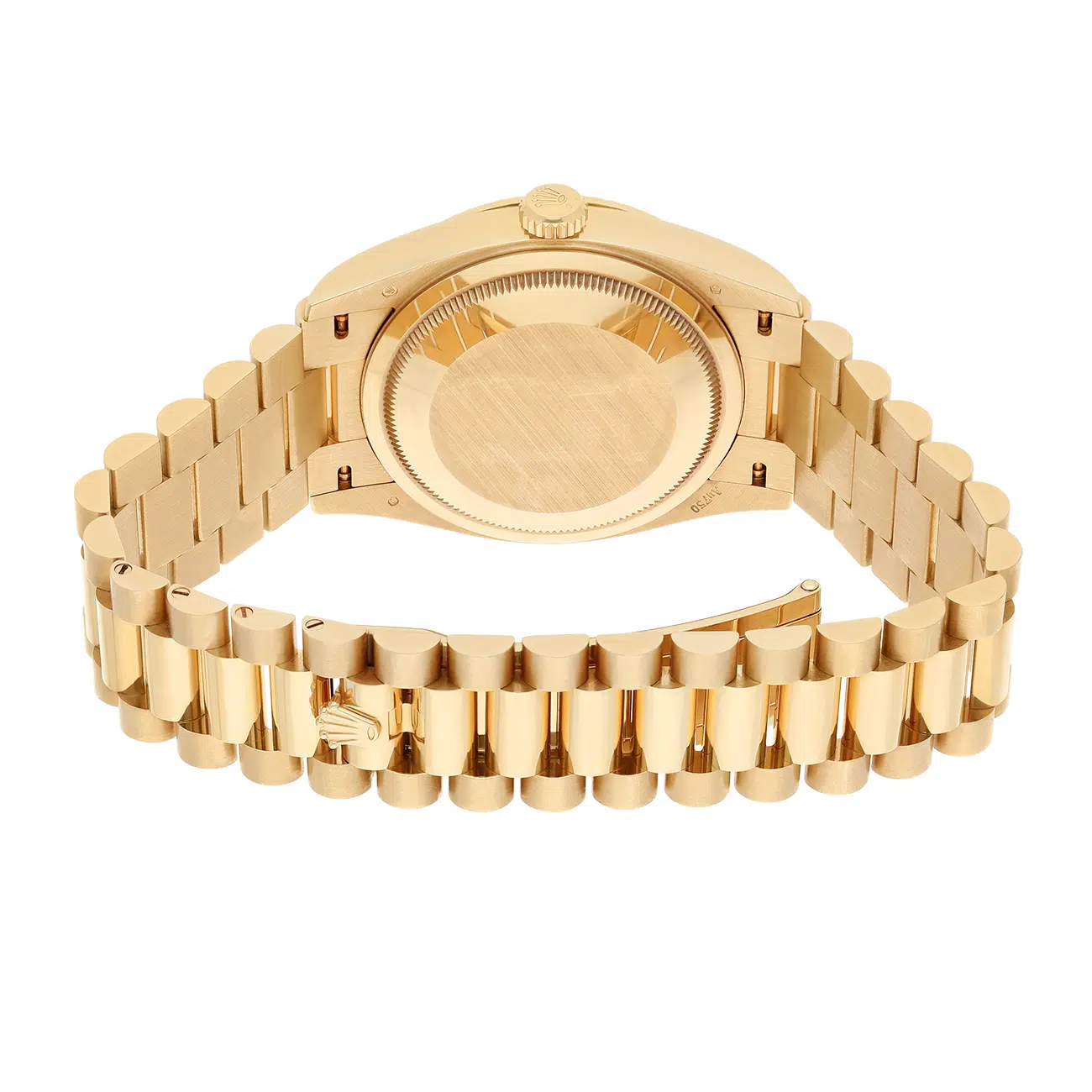 Rolex Day-Date 36mm 128238-0045 President Yellow Gold Watch Champagne Index Dial – image 8