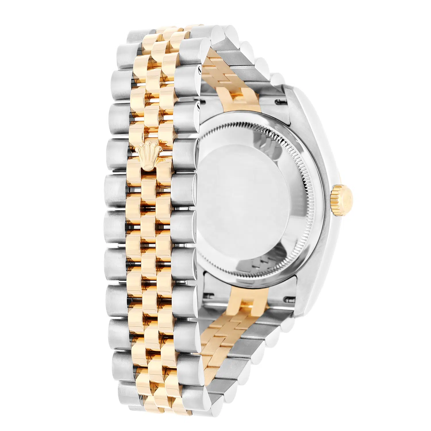 Rolex Datejust 36 116233 Champagne Roman Dial Jubilee Gold and Steel Watch – image 9