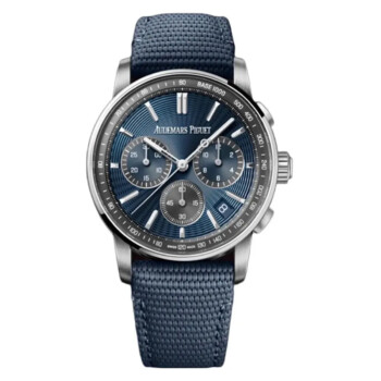 Audemars Piguet Code 11.59 26393ST.OO.A348KB.01 Blue Dial 41mm Blue Rubber Strap Stainless Steel