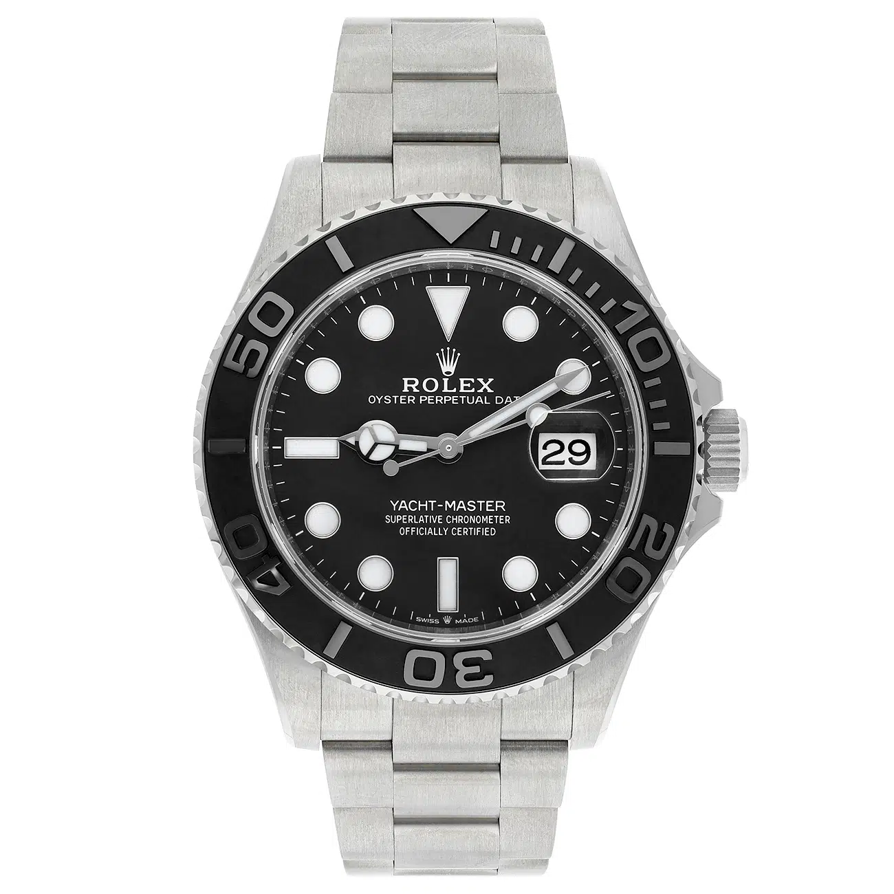 Rolex Yacht-Master 42 226627-0001 Black Dial Oyster Bracelet Titanium Watch