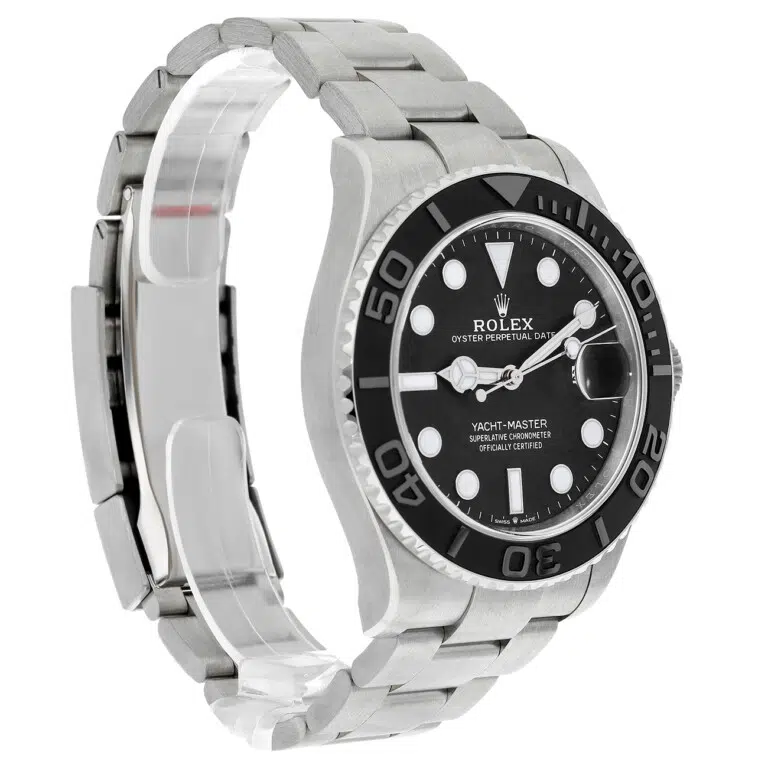 Rolex Yacht-Master 42 226627-0001  Black Dial Oyster Bracelet Titanium Watch – image 3