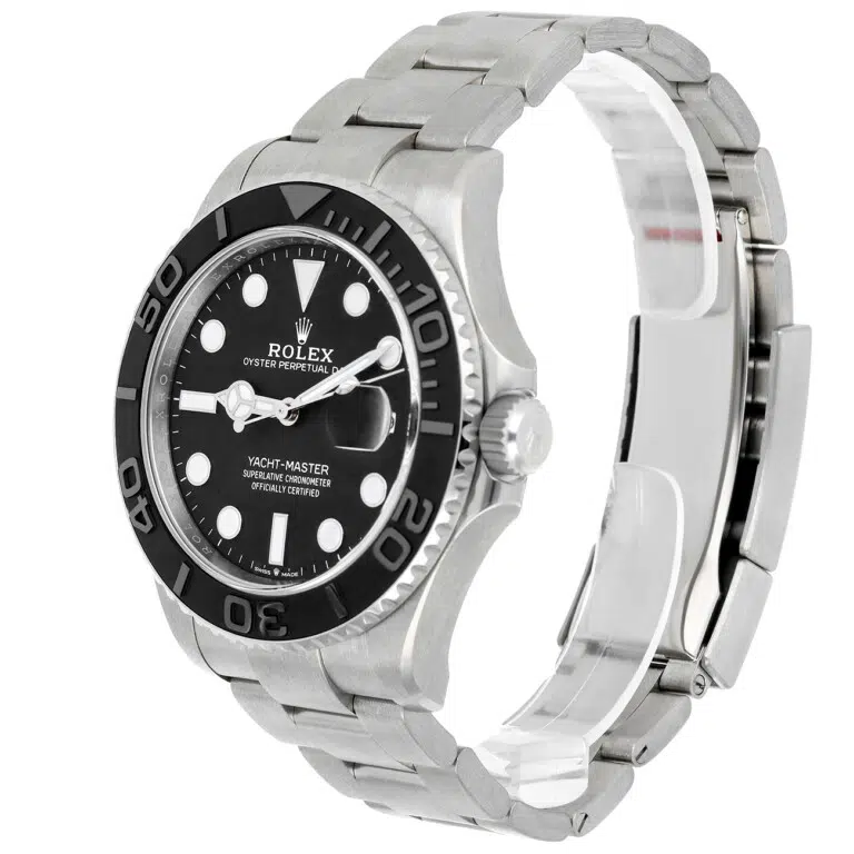 Rolex Yacht-Master 42 226627-0001  Black Dial Oyster Bracelet Titanium Watch – image 5