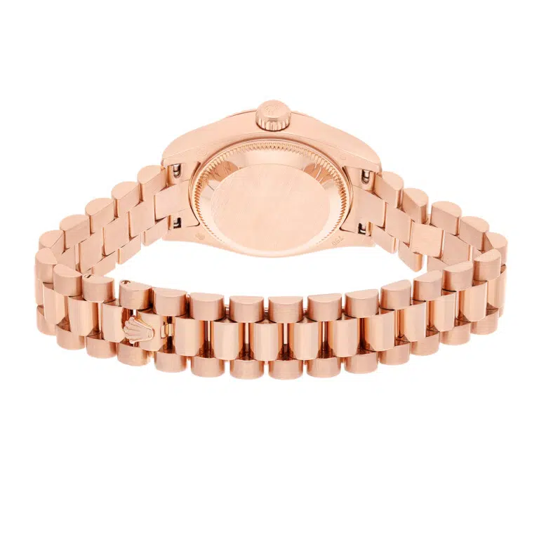 Rolex Datejust 26mm 178275F Fluted Bezel Pink Rose Gold Watch – image 7