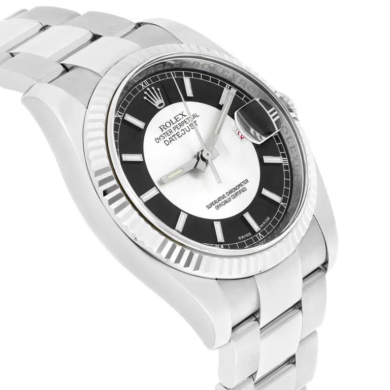 Rolex Datejust 36mm 116234 Black Tuxedo Fluted Bezel Oyster Stainless Steel Watch – image 5
