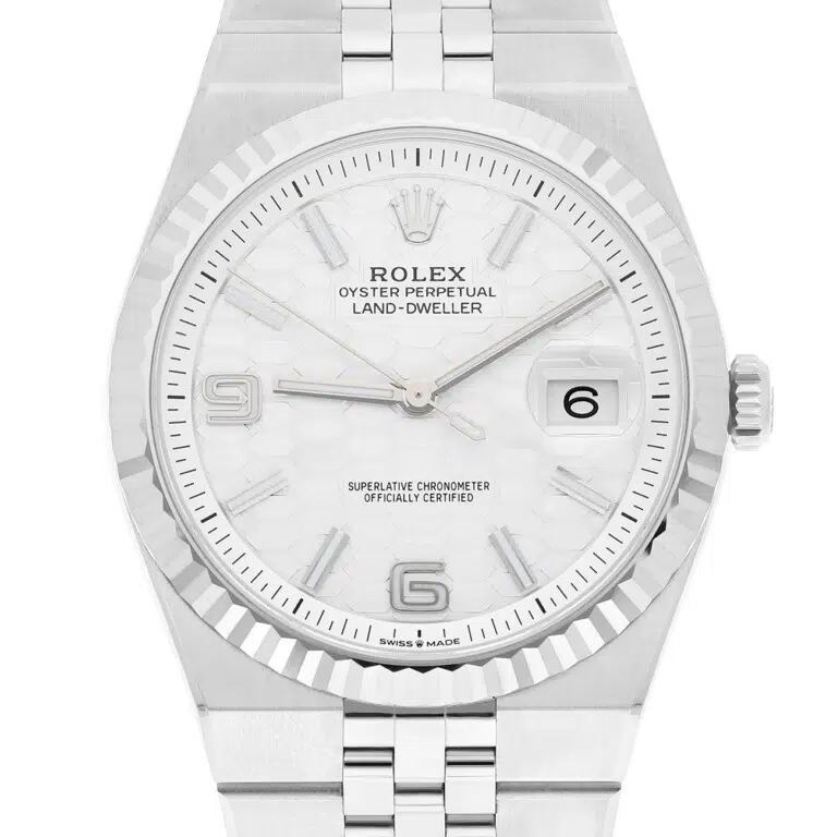 Rolex Land-Dweller 127334-0001 White Dial Flat Jubilee Bracelet Watch – image 2